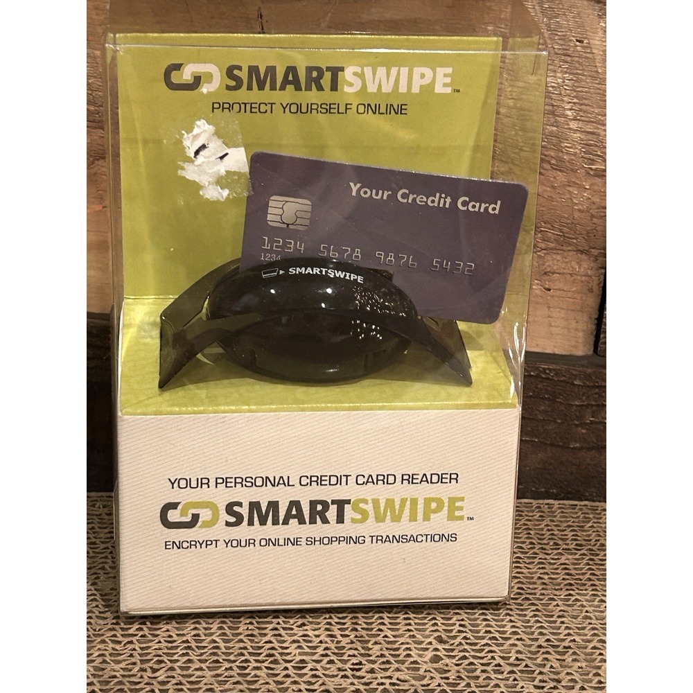 Smart Swipe Personal Credit‎ Card Reader - Protect online shopping - New in Box